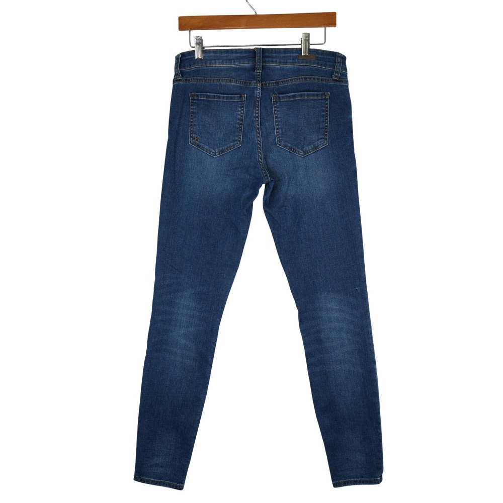 Kut From The Kloth Jeans Womens 6 (31x30) Toothpick Skinny Distressed Denim View 2